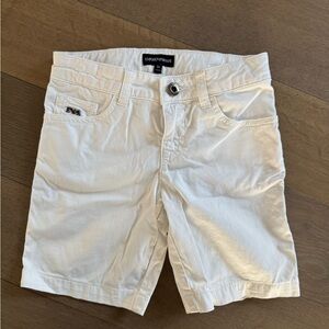 Emporio Armani Kid’s White Shorts